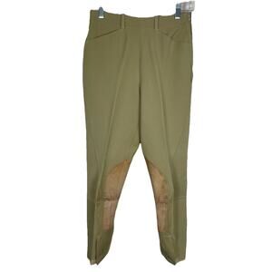 Tailored Sportsman Trophy Hunter Breeches Women 28 Olive Equestrian Riding Pants